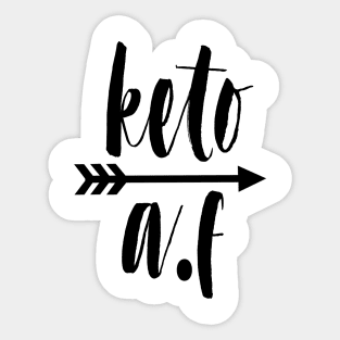 Keto AF Sticker